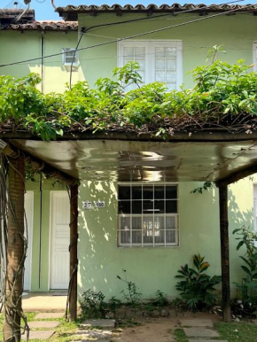 Casa verde no centro de Paraty
